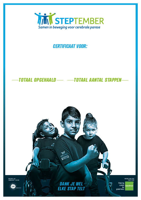 Steptember Certificaat Organisatie